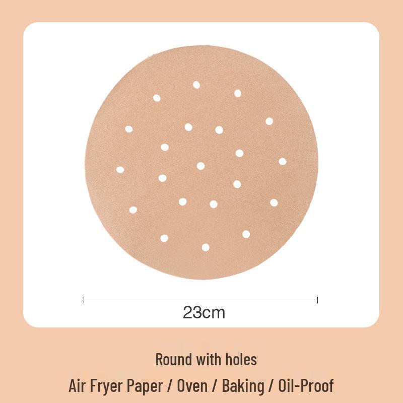 Disposable Square Air Fryer Silicone-Infused Baking Paper for Oil Absorption