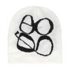 Chapeau Tricoté Imprimé Mode Y2K Bonnets d'Hiver Chauds Casquettes Skullies Bonnets Casquette Cargo Homme Femme Kanye Féminin Extérieur Gorras Hombre
