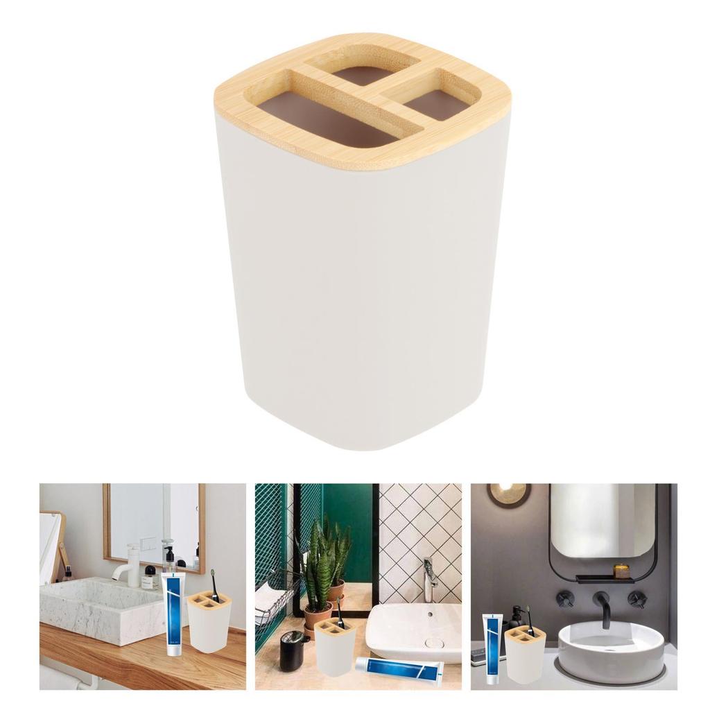 Compartments Electric Toothbrush Holder Comb Organizer Spatula Holders