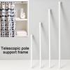 30-90CM Multi Purpose Spring Loaded Extendable Telescopic Curtain Pole Tension Rail Net Voile Pole Net Rods Curtain Telescopic