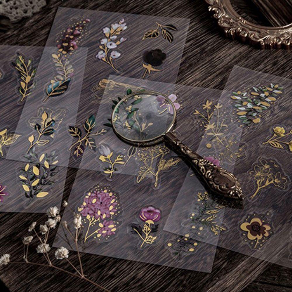 

ПЭТ Альбом Этикетка Рука Аккаунт Скрапбукинг Канцелярские наклейки Ботанические наклейки Цветочная наклейка