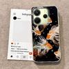 Luckly Koi Goldfish Red Carp Phone Case for Xiaomi Redmi 13C 14C A5 A3 A4 A3X A1 A2 Note 14 13 12 11 11S 10 Pro Shell Back Cover