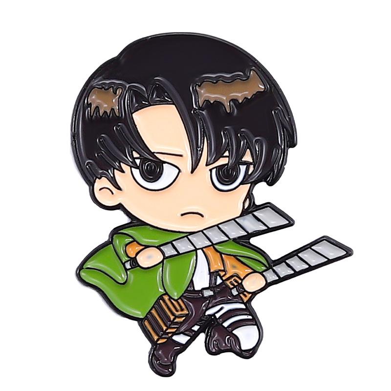 Stylish Eren Yeager Brooch Featuring Alluring Anime Design Ideal For Personal Accessories