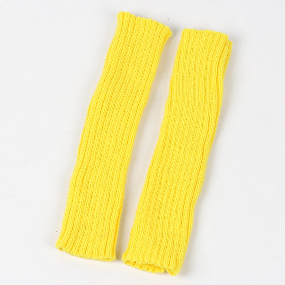Arm Warmers Autumn Winter Cuffs Hand Sleeves Long Wool Gloves Men Women Knit Sleeves Warm Elastic Fashion Lady Sexy