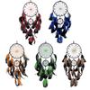 Handmade Glowing In Dark Dreamcatchers Wall Decorations Feathered Tassels Wall Hanging Wind Chimes Decors for Bedroom