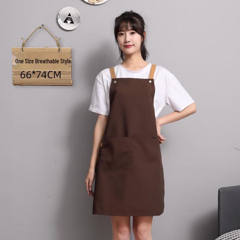 Canvas Work Apron - Dark Coffee (2-Pack)