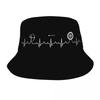 Archery Heartbeat Target Bucket Hats Summer Beach Hatwear Arrow Sport FisherUnisex Cap for Outdoor Sport Boonie Hat Lightweight