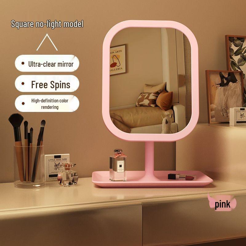 Tabletop LED Makeup Mirror: High-Definition, Compact Mirror for Dressing Table