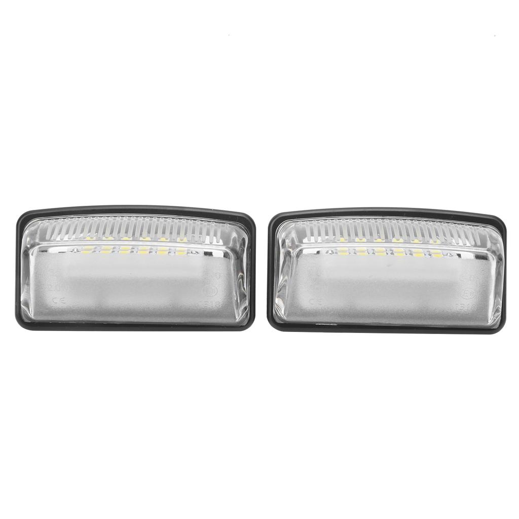 2 stk LED Skiltlys 6500K Lavt Strømforbruk Passer for Corolla Crown Starlet