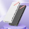 1 To 10 PWM & ARGB Hub Splitter SATA Powered 4 Pin PWM 3 Pin Addressable ARGB Adapter Magnetic Suction 4Pin PWM Hub for Case Fan