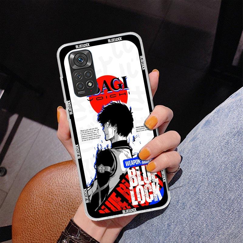 Blue Lock Anime Phone Case For Xiaomi Redmi Note 15 14 13 12S 12 11 Pro Plus 14S 11S 11E 10 10S 11T 5G Personalized Cover Redmi