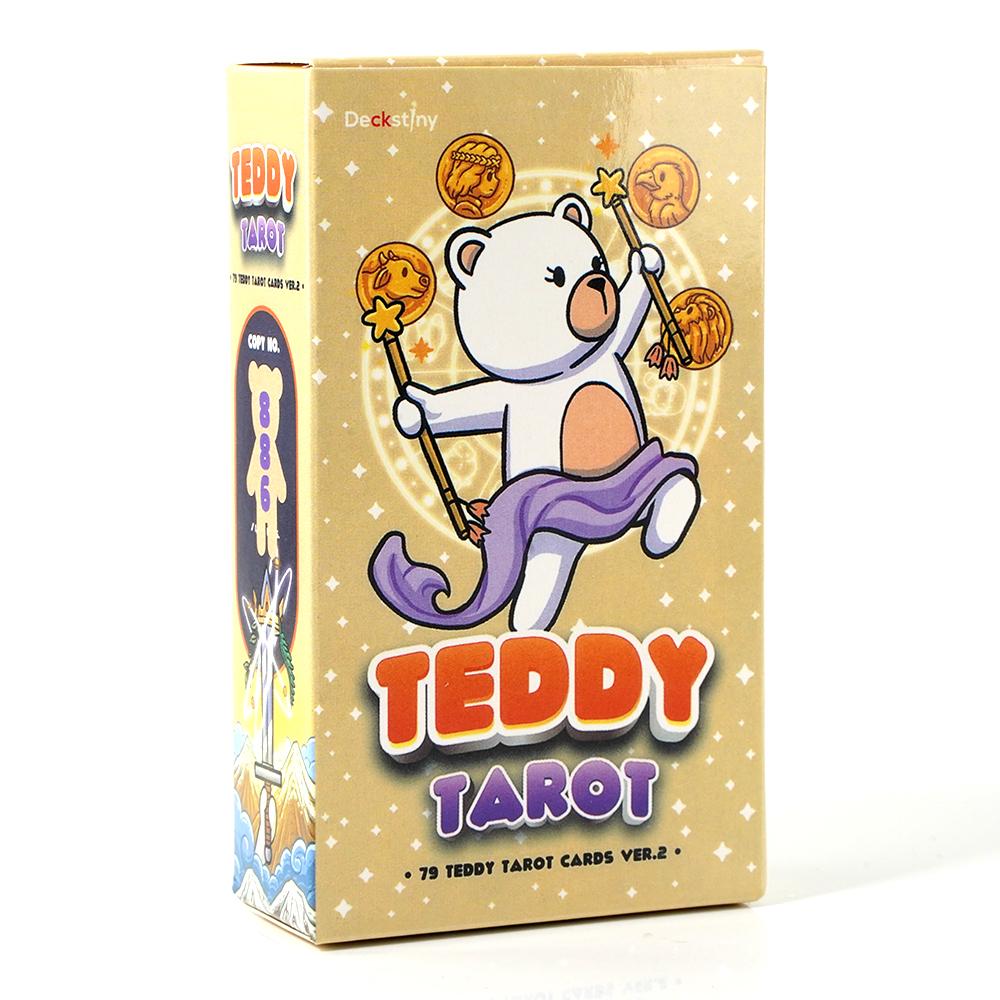 Teddy Tarot Decks Neue hochwertige Brettspiele für Fate Divination Party-Unterhaltungsspiele