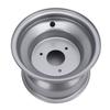 18X9.50 8 ATV Radfelge Hochfeste Aluminiumlegierung 8 Zoll Radfelge Nabe für Go-Karts Golfwagen Silber Drei Löcher