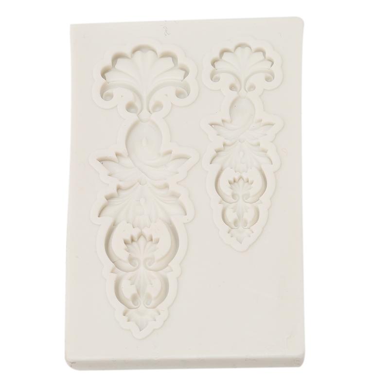 

Silicone Fondant Molds 3D Lace Sugarcraft Molds Gum Paste Candy Chocolate Molds for Birthday Wedding Party DIY Cake 2