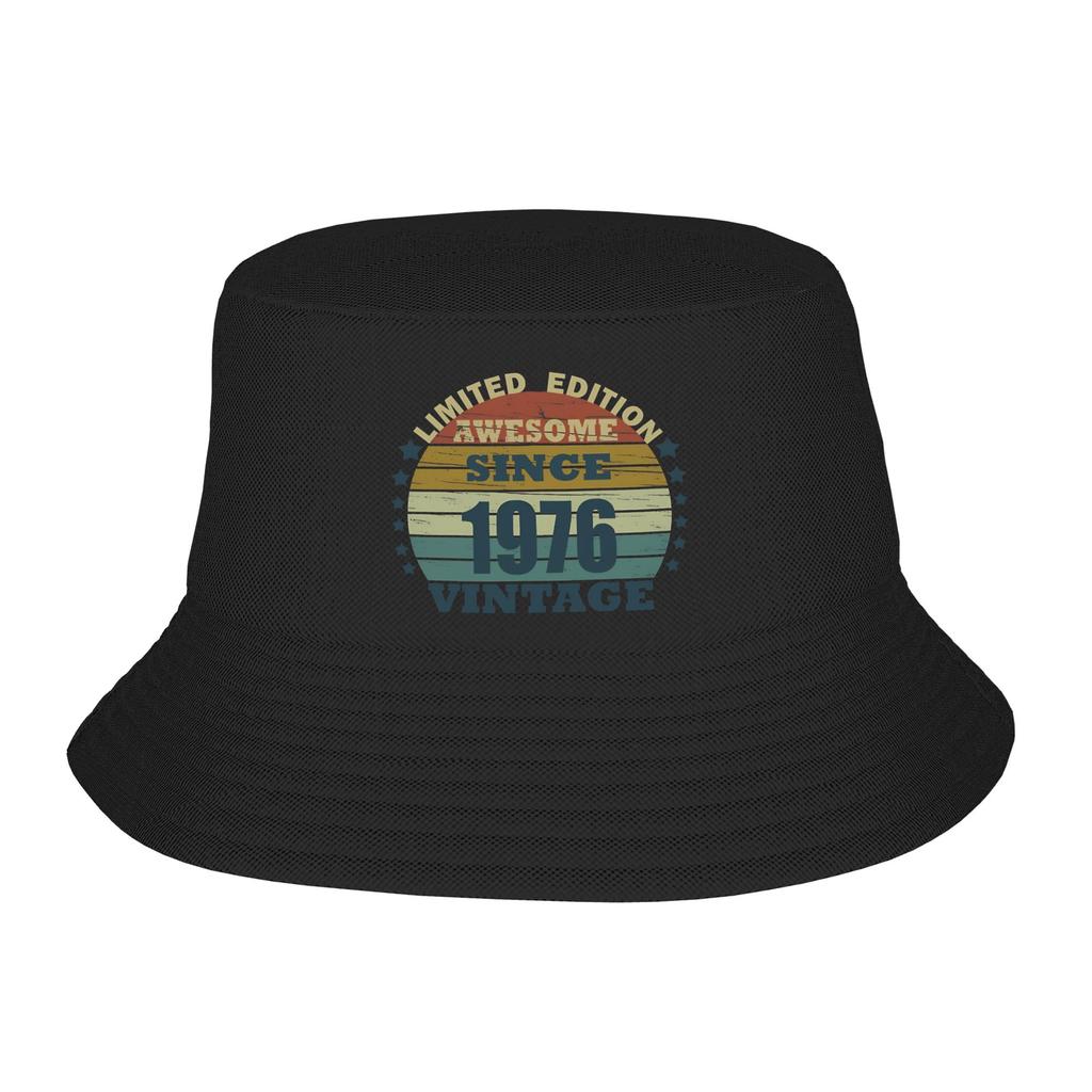 ALL Original Parts Vintage Limited Edition Classic TShirt Hnqgmotto Bucket Hat Gift For Teen Lovely Vocation Caps