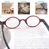 Klassische Antike Lesebrille Herren Damen Lesebrille Stilvoller Runder Rahmen Federgelenk Alterssichtigkeit Vergrößerungsverstärker