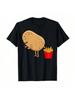 Funny French Fries Design For Men And Women, Potato Lovers T-Shirt Summer Fashion Women's Clothing