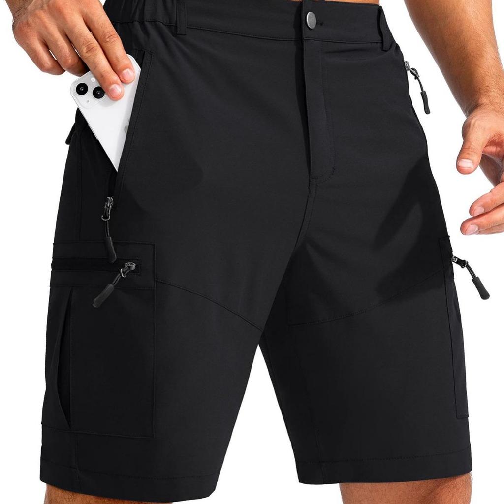 Herren 2024 Übergröße Multi-Taschen Arbeitsshorts mit neuem Reißverschluss