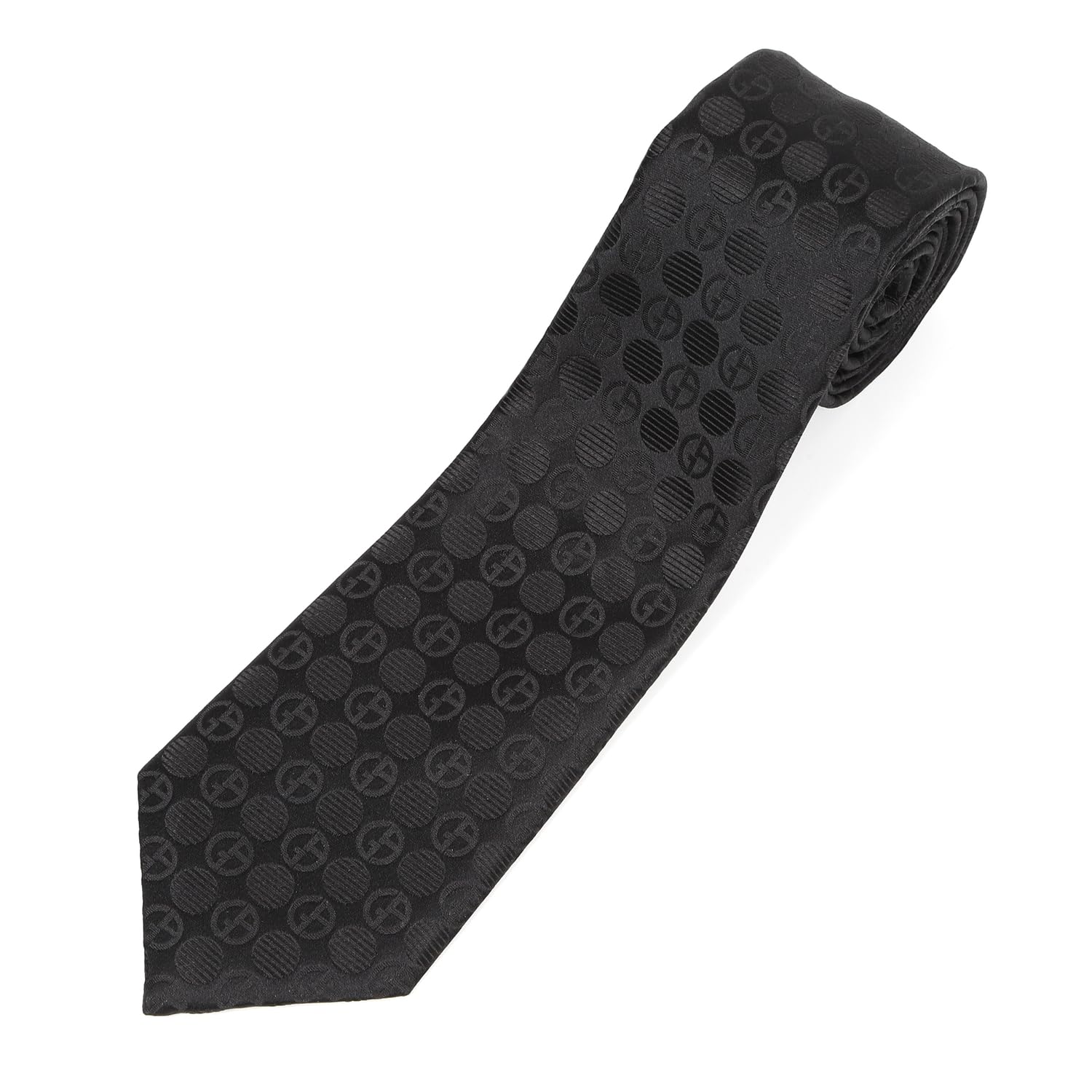 [Giorgio Armani] Подарок - Галстук Giorgio Armani GA023 (GA023-9 Черный 1P906-00020) [Элемент]