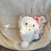 Hello Kitty Heart Cat Plush Doll Backpack Pendant Ornament