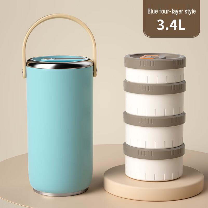 Ru Han Stainless Steel Multi-Layer Portable Lunch Box