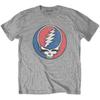 Men's Grateful Dead Steal Your Face Classic Oversized Tee Slim Fit T-shirt