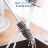 3pcs Silicone Bottles Brush Baby Bottles Clean Brushes Long Cleaning Brush Cup Brush for Scrubbing Useful Cleaning Product for Home