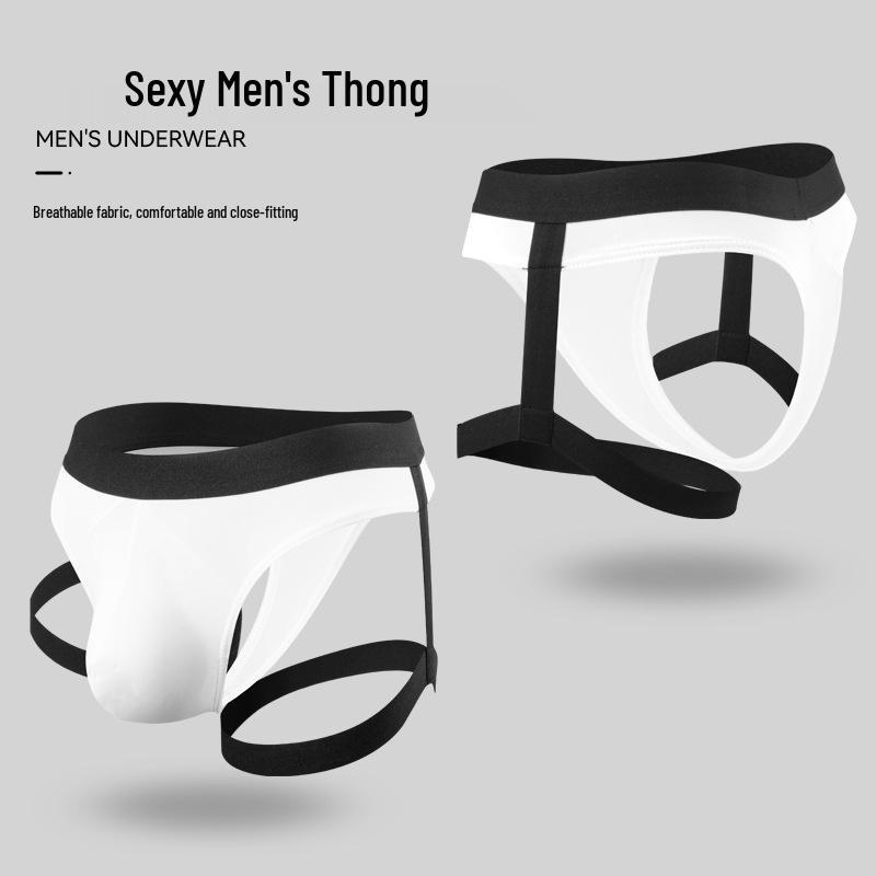 Men's Sheer Ice Silk Temptation Thong