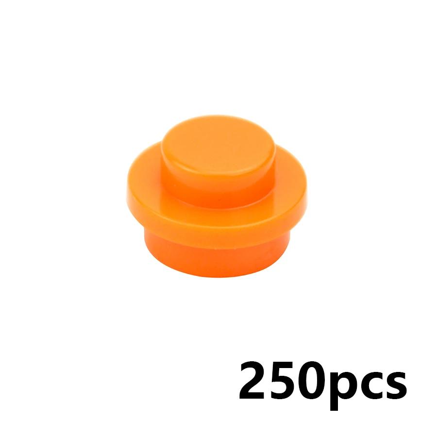 250 ks MOC Skládací dílky 4073 6141 15570 Deska Kulatá 1x1 Bod DIY Stavebnice 1*1 Figurky Lampy Cihličky Hračka pro děti