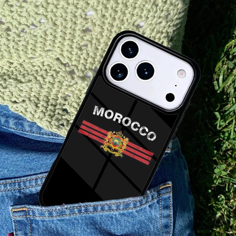 Morocco Flag Moroccan Unique Mobile Phone Case Compatible with IPhone 17 16 15 14 13 12 11Pro Max 17 Air Cover