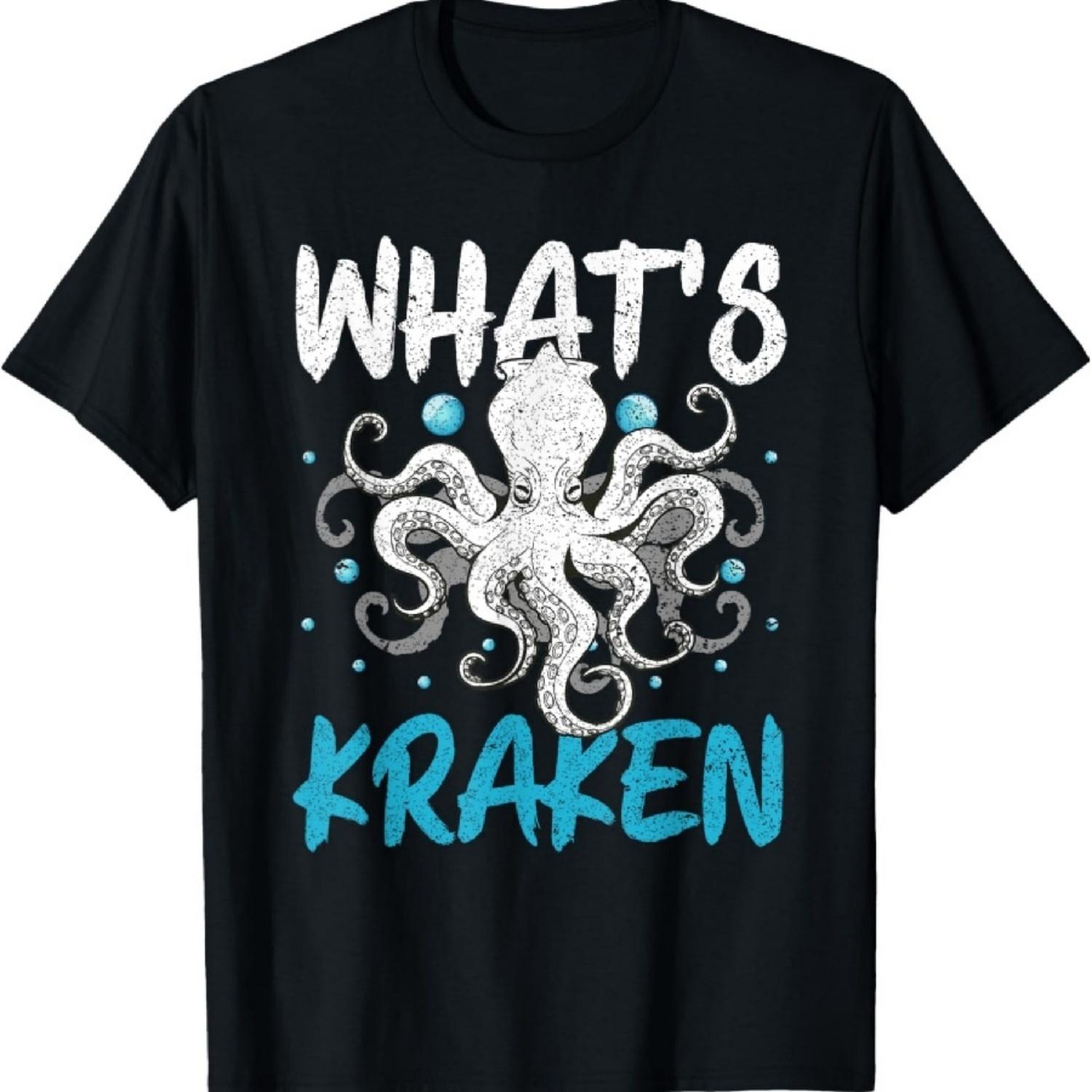 Что Кракен Кальмар Осьминог Кракен Мифическое Морское Существо Футболка S