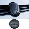 YKPSC1 For VW Jetta MK5 Golf ACC Compatible Gloss Black Front&Rear Logo Covers for VW Golf MK6 / 7 / 7.5 / 8 | Flat Emblem O