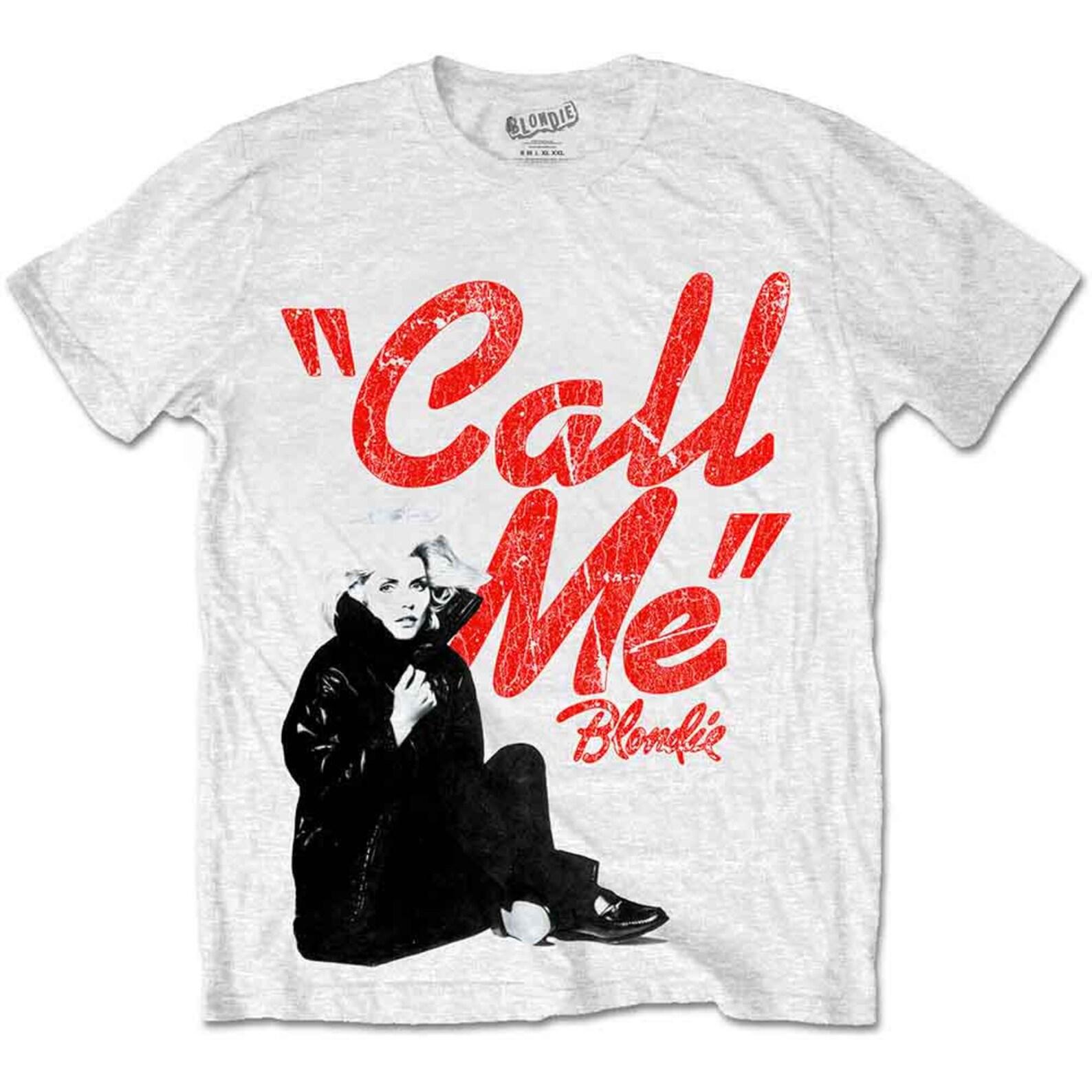 BLONDIE call me Band T-Shirt XL