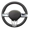Steering Wheel Braid Cover 100% Fit For BMW Z4 E85 (Roadster) 2003-2008 E86 (Coupe) 2005-2008 Auto Interior Accessories
