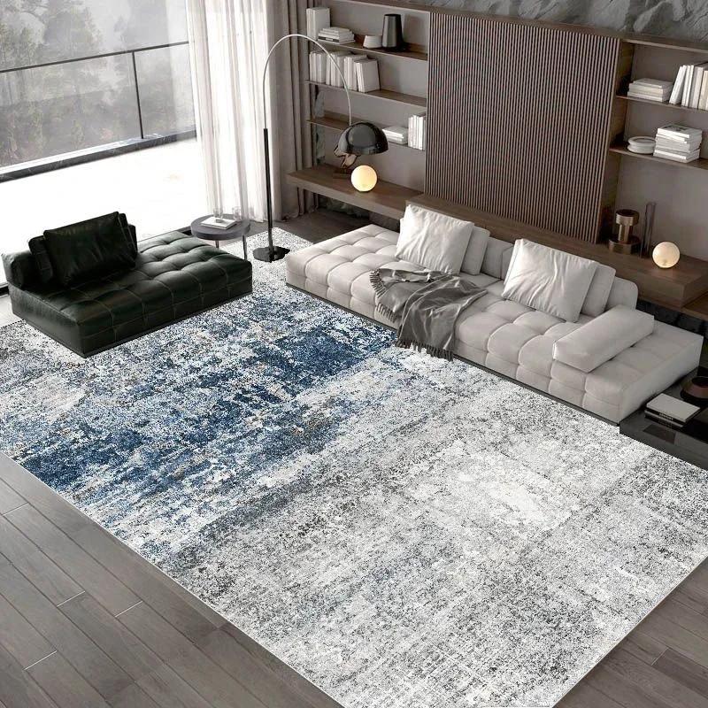 Modern Light Luxury Carpet for Living Room Decoration Bedroom Carpets Large Size Minimalism Rug Non-slip Children's Play Mat