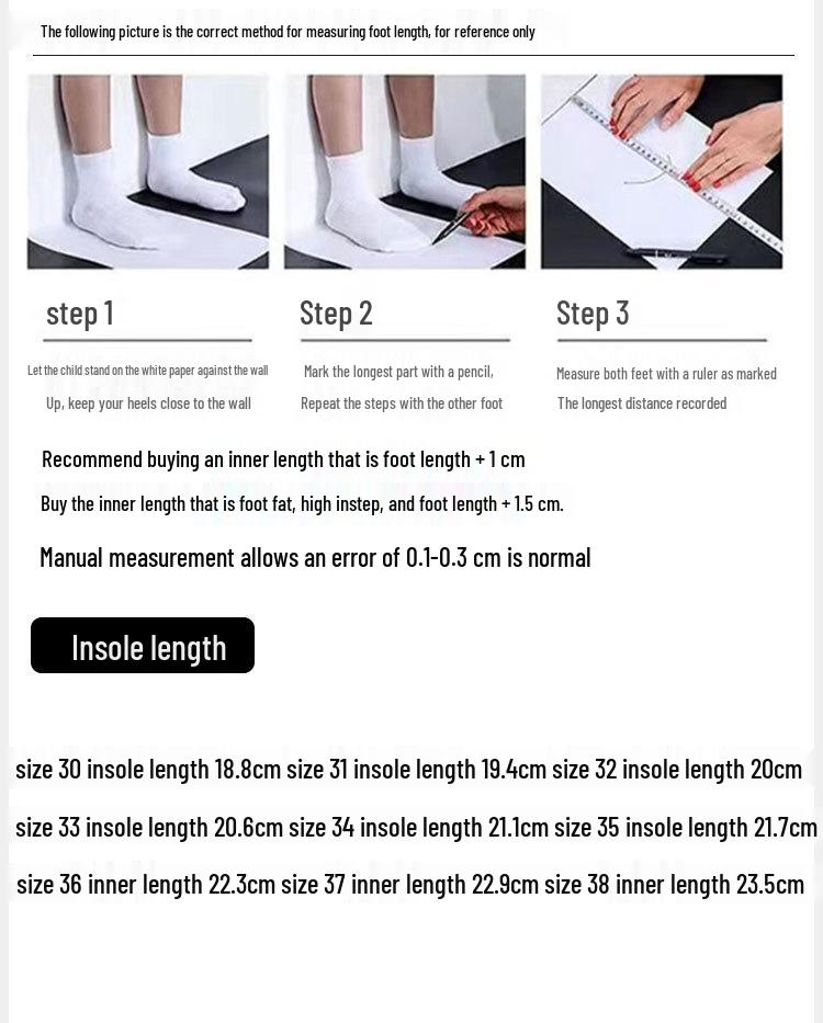 Kids' White Non-slip Lightweight Sneakers, Versatile for Spring & Autumn, Soft & Thick Sole Running Shoes for Boys & Girls.