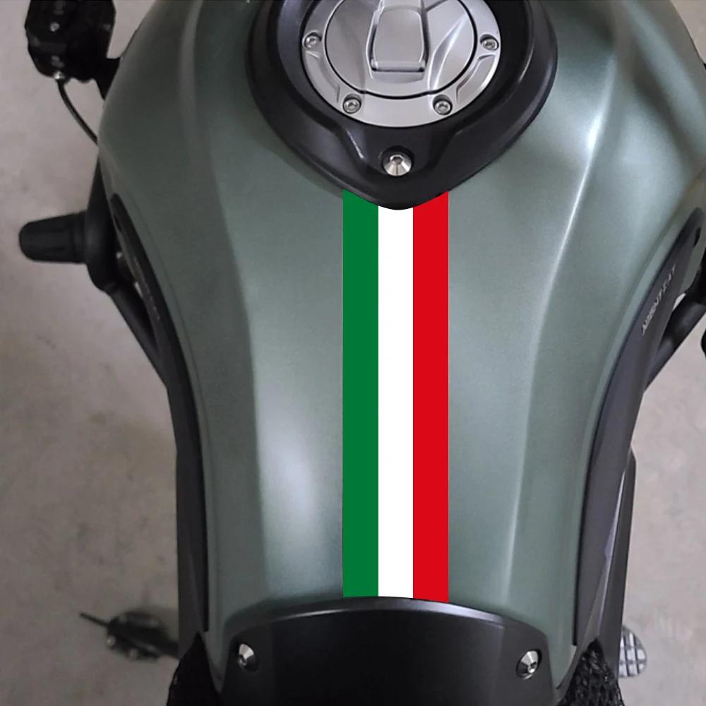 Adesivo Moto Stile Bandiera Italia Decalcomania in Vinile Decorazioni Carena Anteriore Accessori Per Vespa Piaggio Ducati Aprilia Moto Guzzi