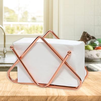 Žehlička Držák na papírové ručníky Trojúhelníkový tvar Nerez Velká kapacita Leštěný Bez deformace Bar Kancelář Kuchyňka Stolek Držák na ubrousky Zásobník na ubrousky