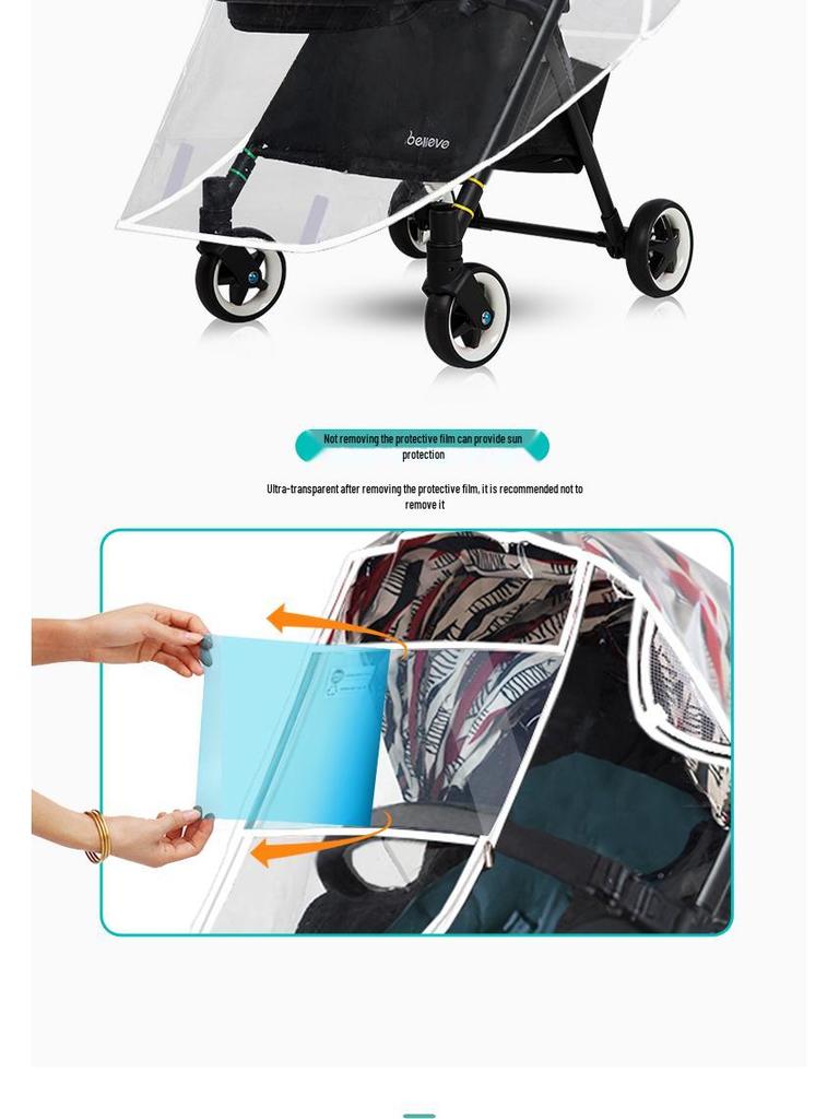 Universal Windproof Raincover for Baby Strollers