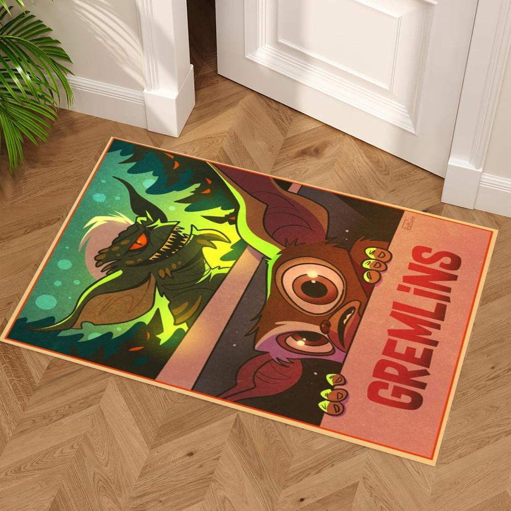Gremlins Floor Mat Suitable For Playrooms Kitchen Foyer Balcony Antislip Carpet Decorate Offices Perfect Gift For Womenmen