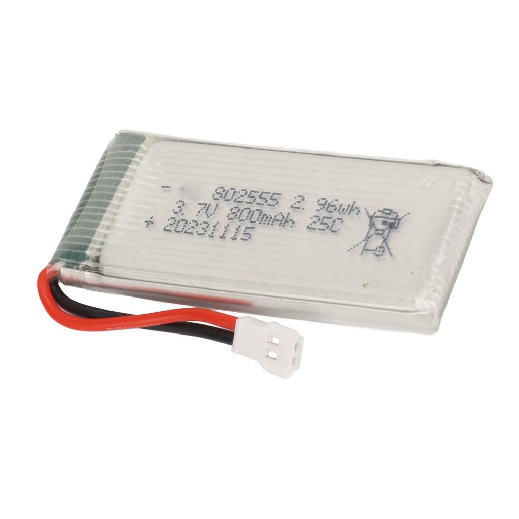 3.7V 800mAh LiPo Battery 25C Rate RC Model Airplane Lithium Battery With XH2.54 Plug for F181 F163 H12C Quadcopter
