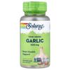 Solaray True Herbs Garlic 500mg Vegetarian Capsules, 100 Count
