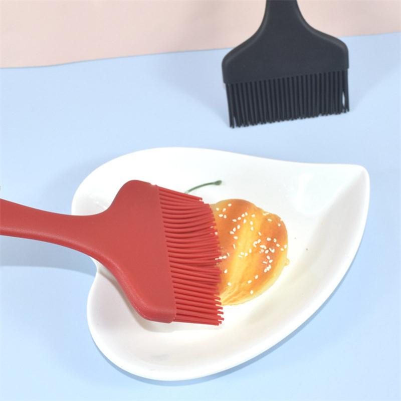 Large Wide Silicone Oil Brush Non-Stick Heat Resistant Barbecue Bread Pastry Baking Brush Kitchen Cake Bbq Baking Tools