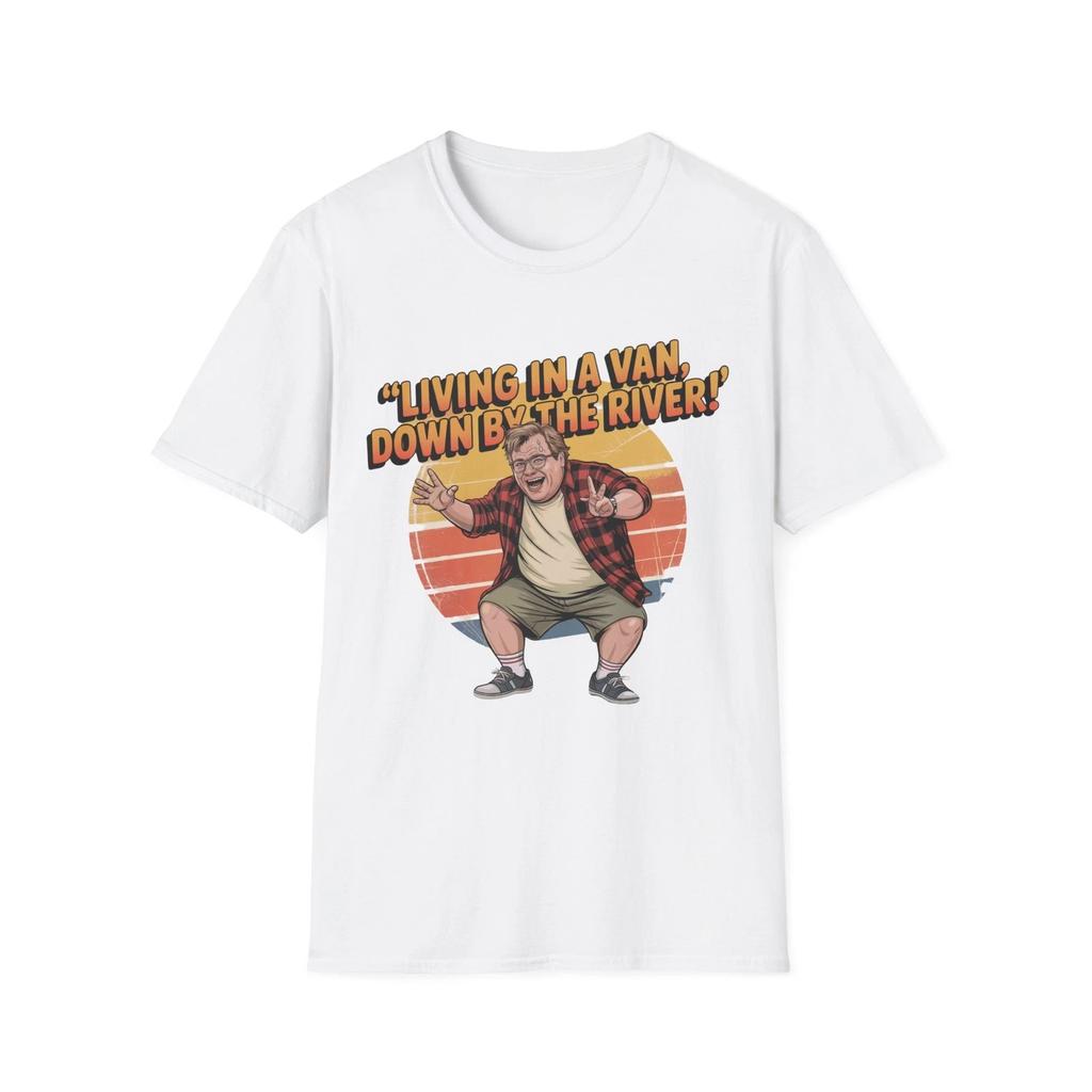 Chris Farley SNL Van am Fluss Unisex T-Shirt, Lustiges Charakter-T-Shirt, SNL