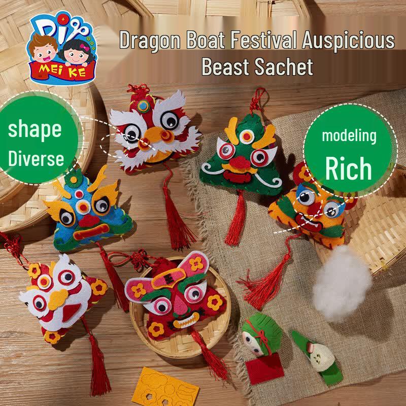 MEiKE Dragon Boat Festival Auspicious Beast Sachet DIY Kit
