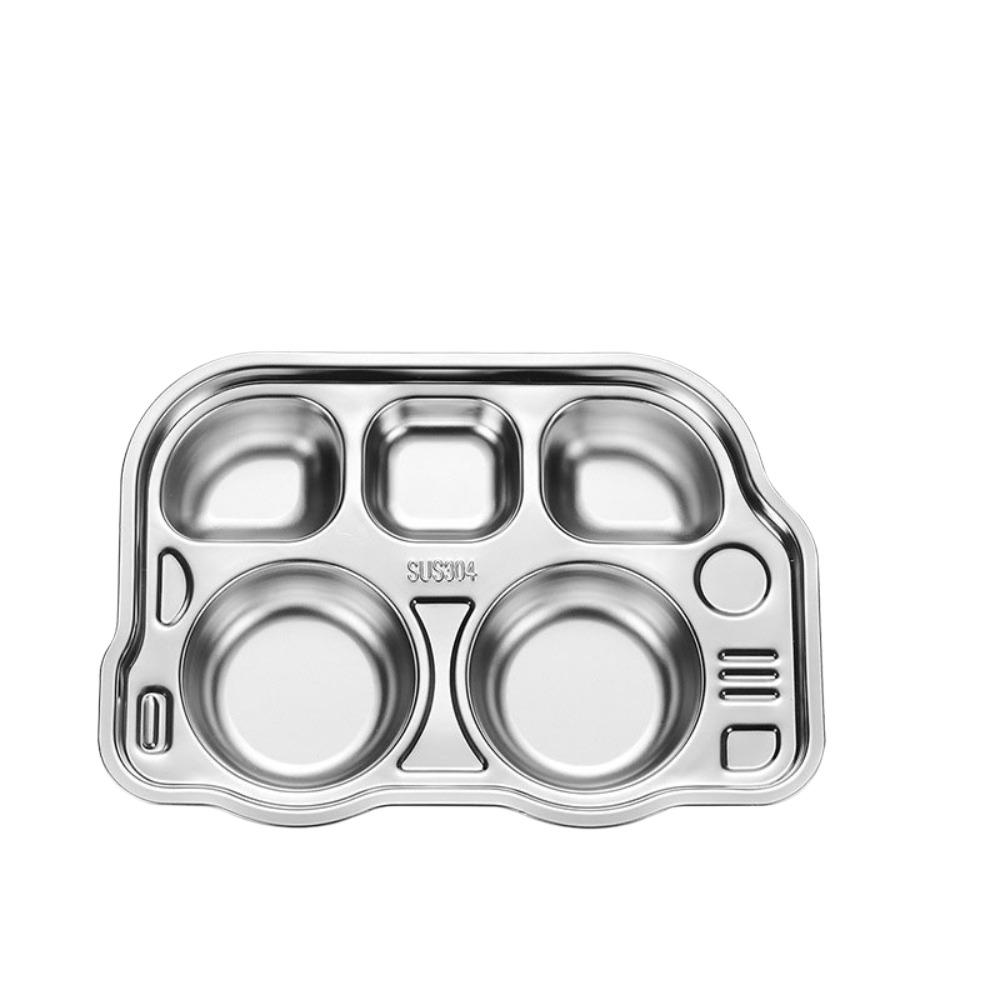 304 Stainless Steel Food Plate Animal Shape Tableware Cartoon Dinnerware  Kindergarten School
