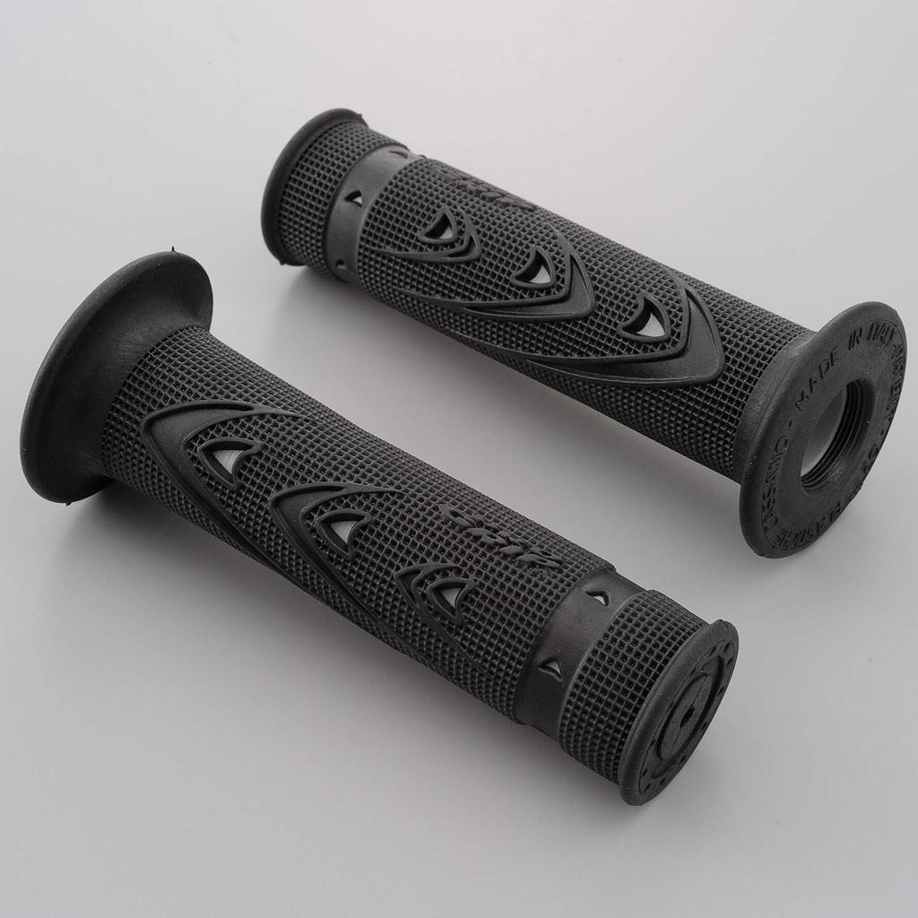 Daytona PROGRIP Motorcycle Grips for Handlebar Diameter 125mm Gel Ends 721 Type 98053 22.2 Anti-Vibration Non-Penetrating Black/Gray