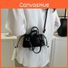 Vintage Street Style Pu Shoulder Bag 2023 Summer Women's Fashion Crossbody Bag