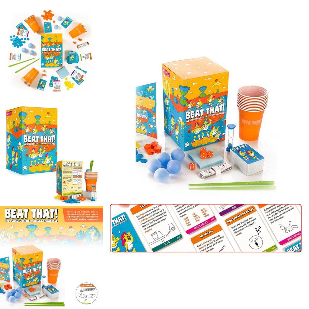 Hilarious Beat That Board Game For Families Kids Adults With 160 Crazy Challenges
