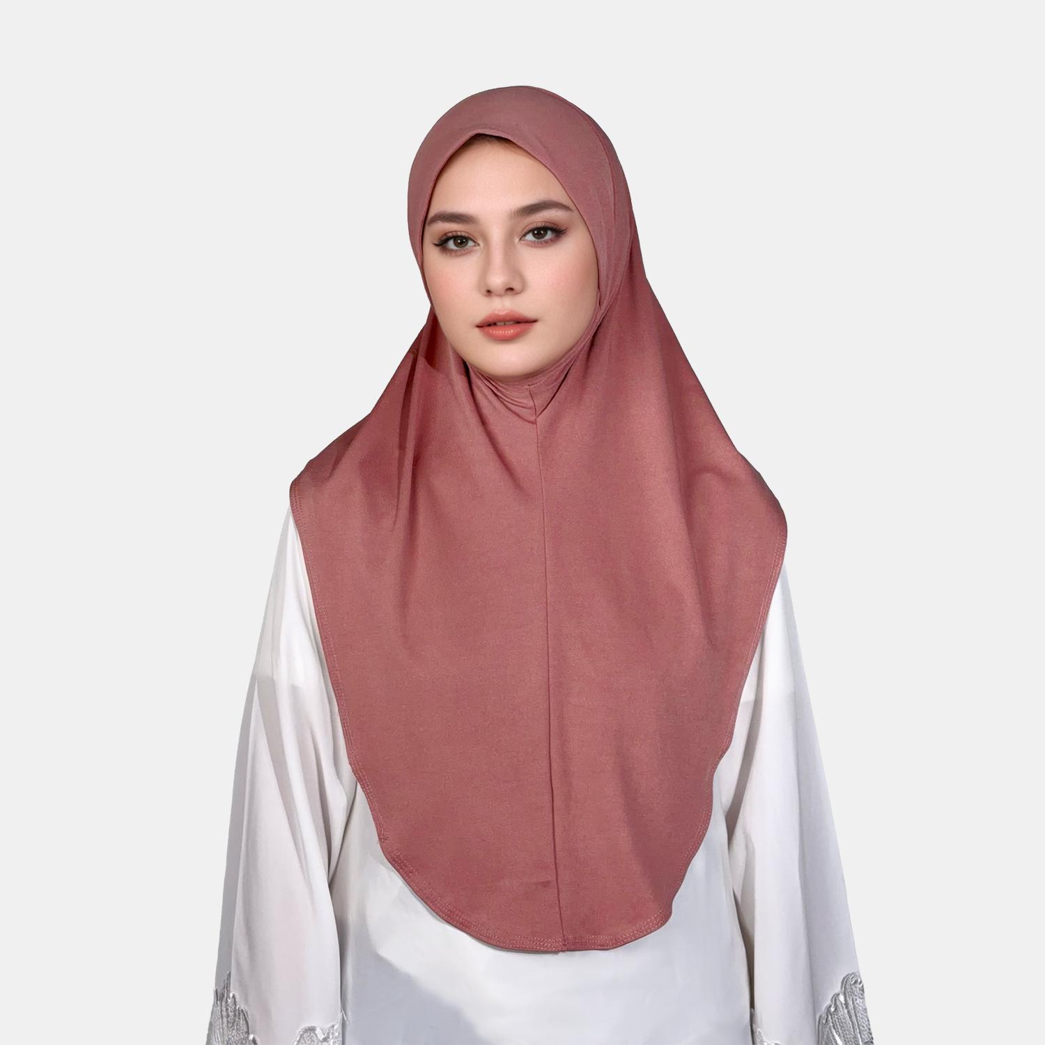 Malaysian New Version Polyester Hijab Spring Instant Hijab Multi Color In Stock
